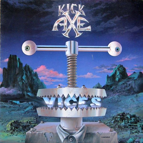 Kick Axe - Vices (LP, Album)