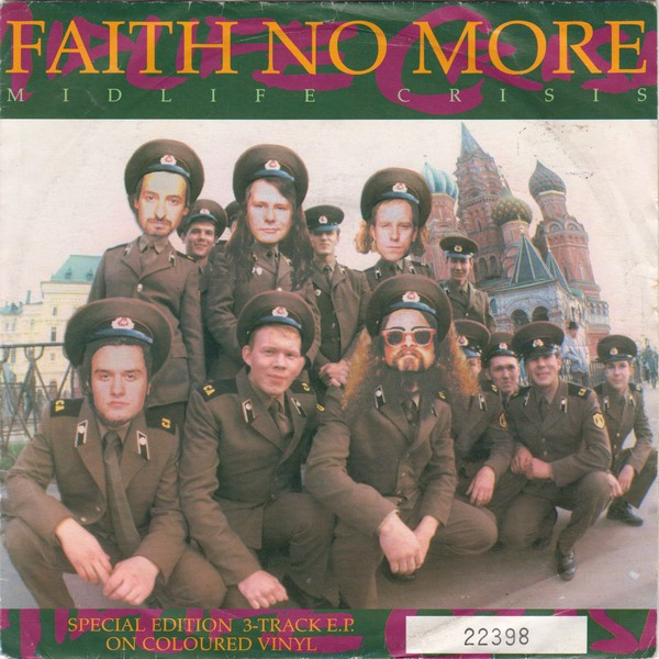 Faith No More - Midlife Crisis (7", EP, Num, S/Edition, Blu)