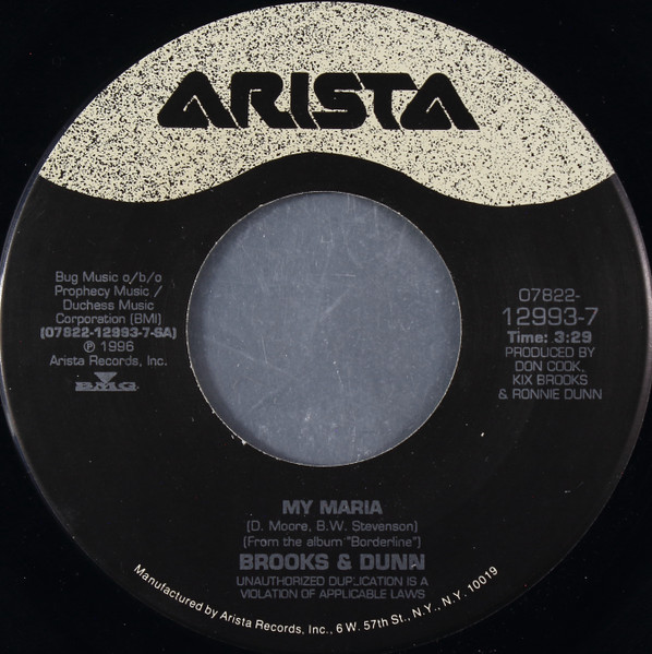 Brooks & Dunn - My Maria (7")