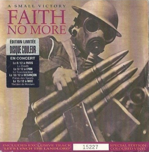Faith No More - A Small Victory (7", Single, Ltd, Num, S/Edition, Yel)