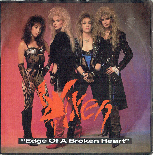 Vixen (2) - Edge Of A Broken Heart (7", Single)