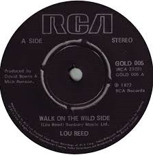 Lou Reed - Walk On The Wild Side (7", RE, Bla)