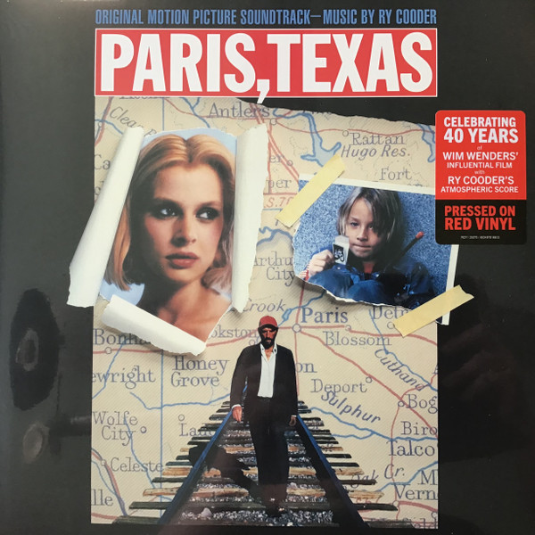Ry Cooder - Paris, Texas (Original Motion Picture Soundtrack) (LP, Album, RE, Red)