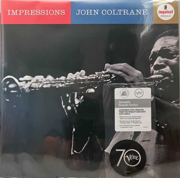 John Coltrane - Impressions (LP, Album, RE, RM, Gat)