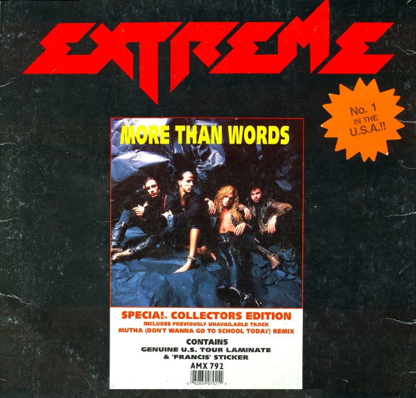 Extreme (2) - More Than Words (12", Single, Col)