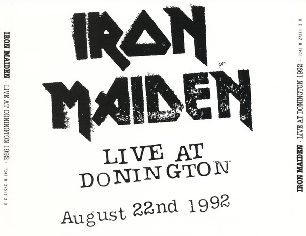 Iron Maiden - Live At Donington (August 22nd 1992) (2xCD, Album, Fat)