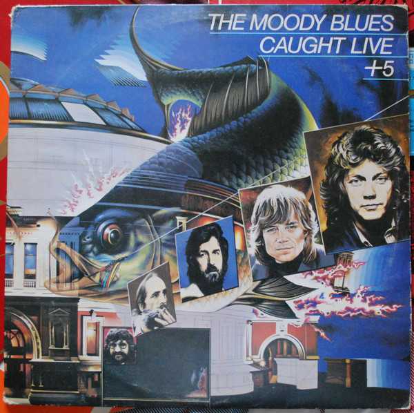The Moody Blues - Caught Live +5 (2xLP, Album)