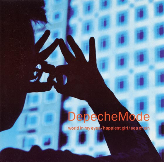 DepecheMode* - World In My Eyes / Happiest Girl / Sea Of Sin (7", Single, Dam)