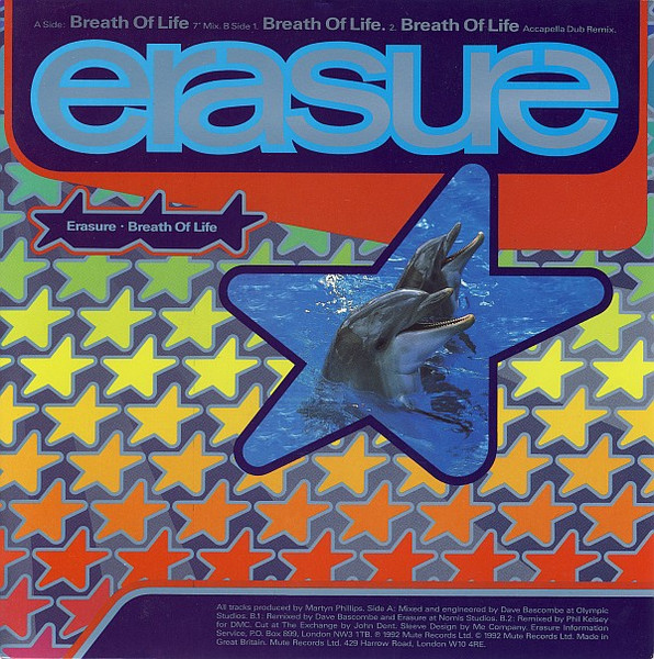 Erasure - Breath Of Life (7", Single)