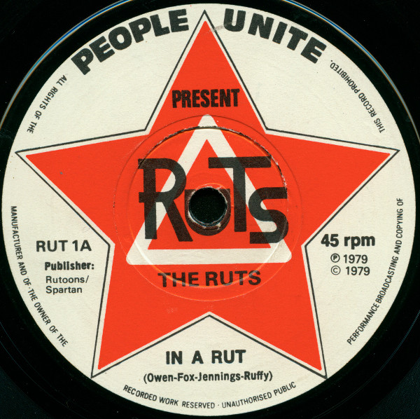 The Ruts - In A Rut (7", Single, RE, RP)