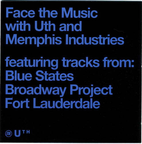 Various - Face The Music With Uth And Memphis Industries (CD, MiniAlbum, Promo)
