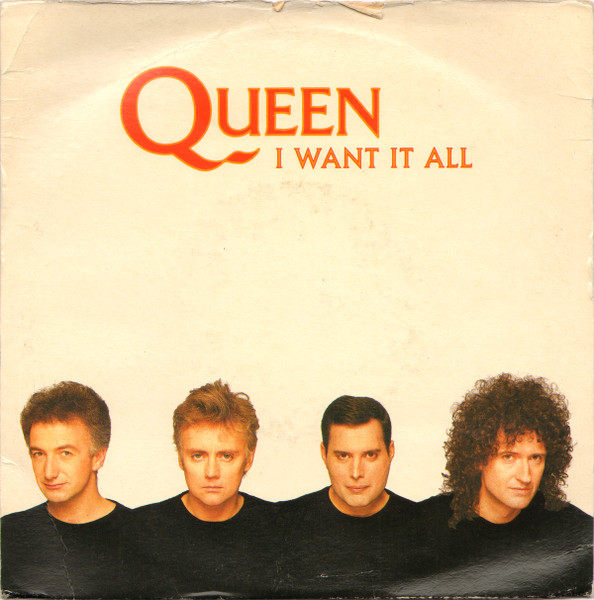 Queen - I Want It All (7", Single, Car)