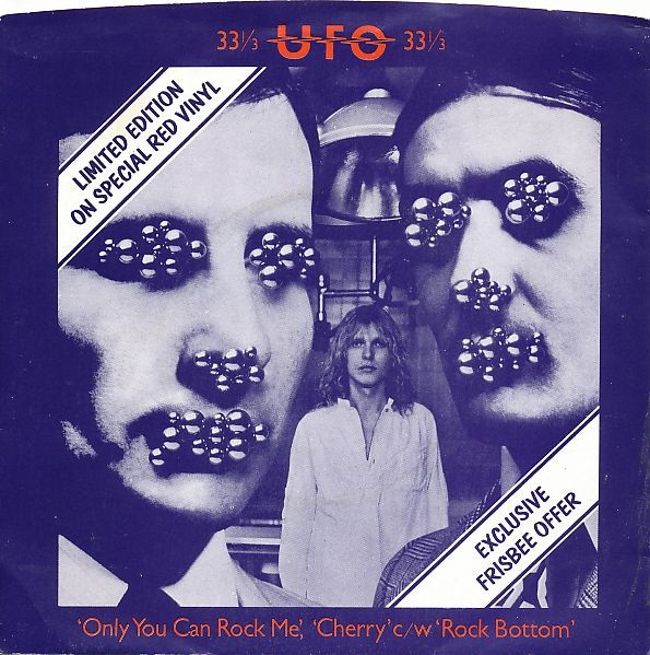 UFO (5) - Only You Can Rock Me / Cherry / Rock Bottom (7", Single, Ltd, Red)
