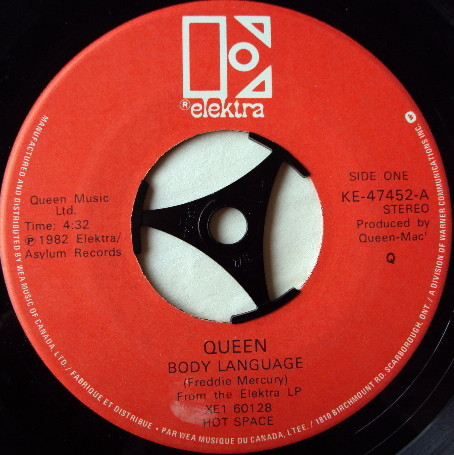 Queen - Body Language (7", Single)