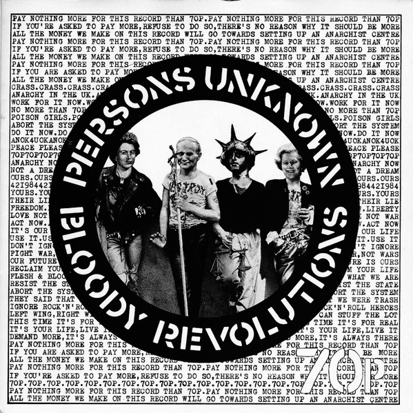 Crass / Poison Girls - Bloody Revolutions / Persons Unknown (7")