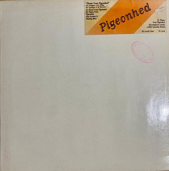 Pigeonhed - Theme From Pigeonhed (12", Promo, W/Lbl)