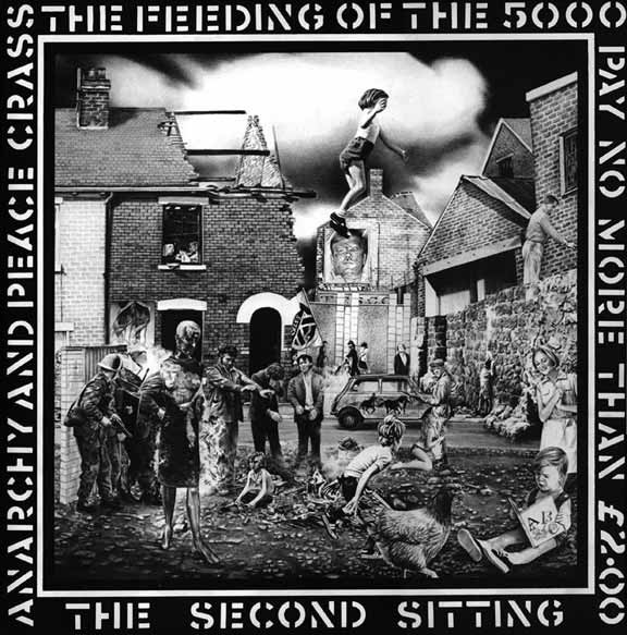 Crass - The Feeding Of The 5000 (The Second Sitting) (12", Album, RE, Orl)