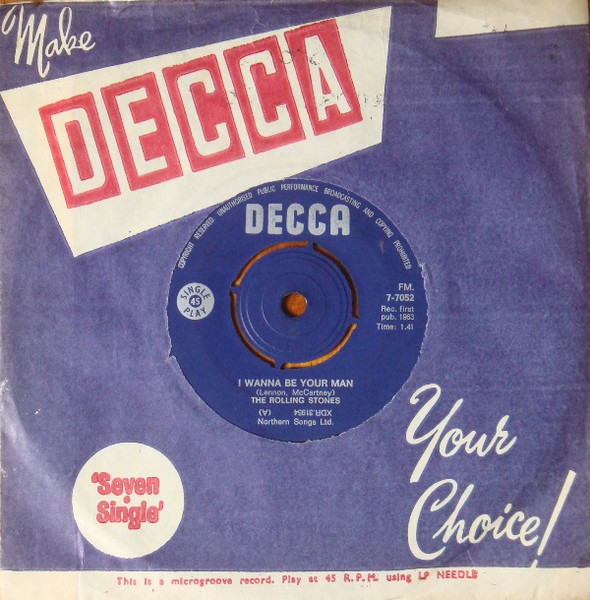 The Rolling Stones - I Wanna Be Your Man (7", Single)