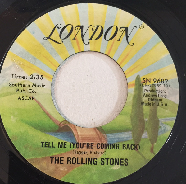The Rolling Stones - Tell Me (You're Coming Back) (7", Single, RP, Bes)