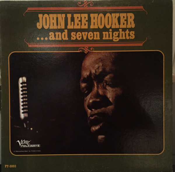 John Lee Hooker - ... And Seven Nights (LP, Album, Mono)