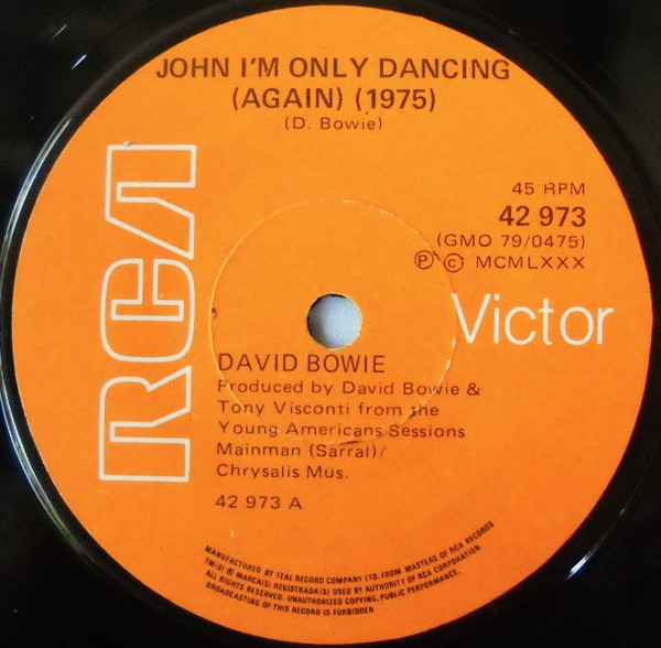 David Bowie - John, I'm Only Dancing (Again) (1975) (7", Single)