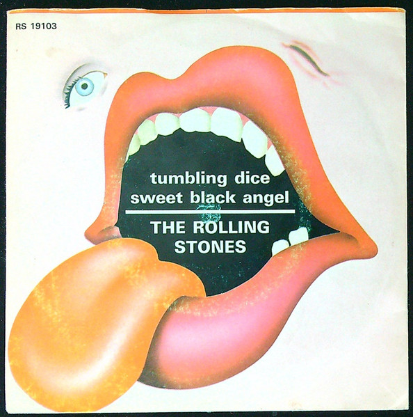 The Rolling Stones - Tumbling Dice / Sweet Black Angel (7", Single, Kno)