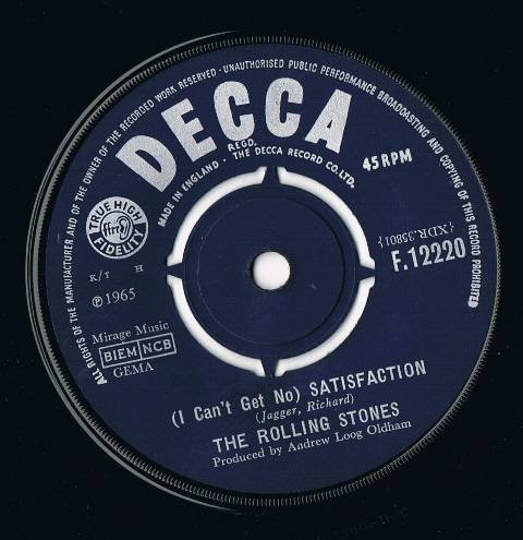The Rolling Stones - (I Can't Get No) Satisfaction (7", Single)