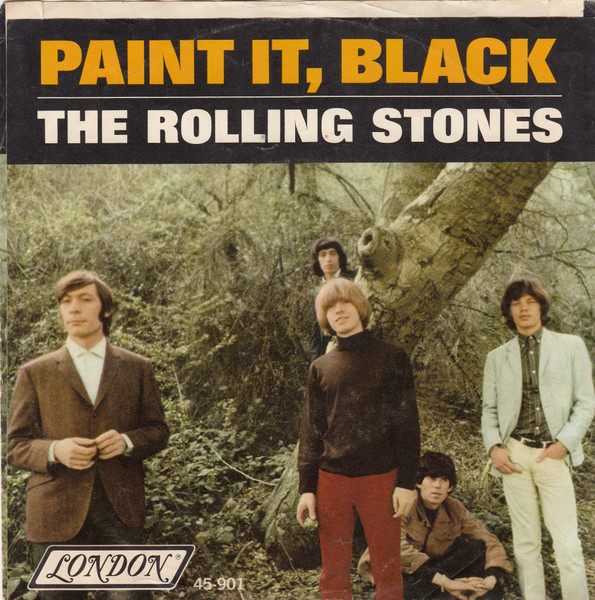 The Rolling Stones - Paint It, Black (7", Single, Styrene, Ter)