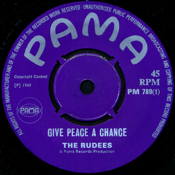 The Rudees* - Give Peace A Chance / She (7")