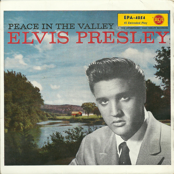 Elvis Presley - Peace In The Valley (7", EP, RP)
