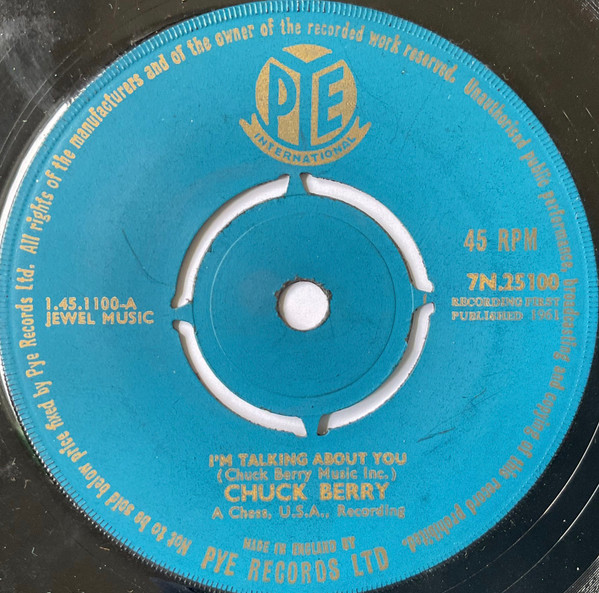 Chuck Berry - I'm Talking About You (7", Single)