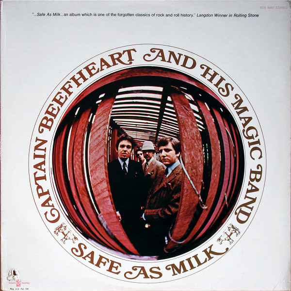 Captain Beefheart And His Magic Band* - Safe As Milk (LP, Album, RE, Bro)
