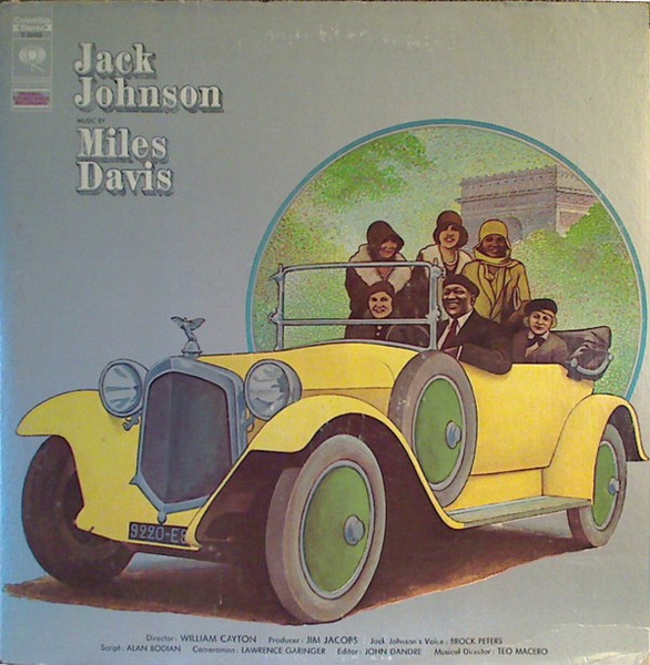 Miles Davis - Jack Johnson (Original Soundtrack Recording) (LP, Album, Pit)