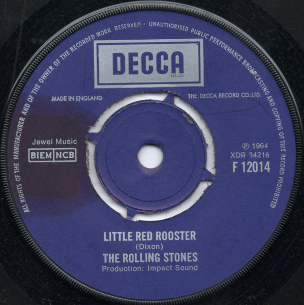 The Rolling Stones - Little Red Rooster / Off The Hook (7", Single, RE)