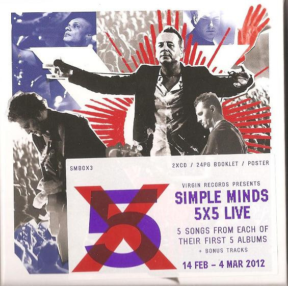 Simple Minds - 5X5 Live (2xCD, Album)